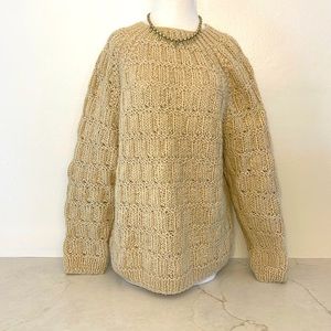 Cozy Beige Knit Sweater
